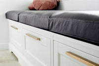 Brushed Bronze "Station" Drawer Tab Pull Euro • Knobs