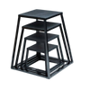 Steel Plyo Boxes – Heavy-Duty Plyometric Jump Platforms with Anti-Slip Rubber Top – Available in 12", 18", and 24" Heights – Stackable, Stable, Built for Strength and Conditioning