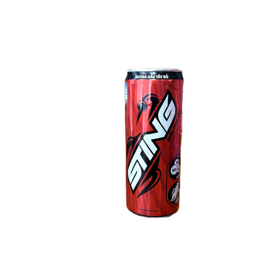Sting Energy Drink Strawberry – Caffeinated Energy Soda (Vietnam)