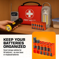 12 AA Pack Battery Caddy (Orange)