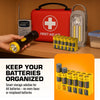 12 AA Pack Battery Caddy (Yellow)