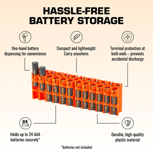 AAA 24 Pack (Orange)