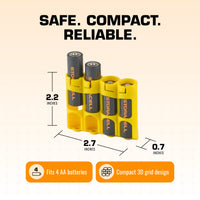 Slimline AA 4 Pack (Yellow)