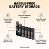 Slimline AA 6 Pack (Black)