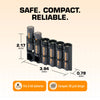 Slimline AA 6 Pack (Black)