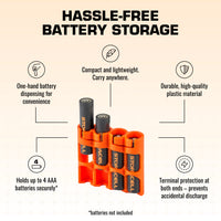 Slim Line AAA 4 Pack (Orange)