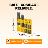Slim Line AAA 4 Pack (Yellow)