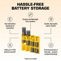 Slim Line AAA 4 Pack (Yellow)