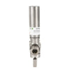 10 Pcs 1/4 Turn Stop Straight Valve, 1/2" Nominal (5/8" OD) Compression x 3/8" OD With Stainless Steel Water Hammer Arrestor Chrome Plated Brass