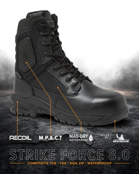 STRIKE FORCE 8" Boot SZ WP CT