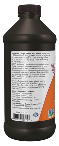 Sunflower Lecithin, Non-GMO, Liquid