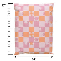 Sunny Check Sunshine Poly Mailers Size 14x17 Summer Shipping Bags