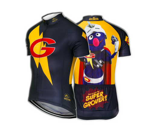 Sesame Street Super Grover Women's Cycling Jersey (S, XL, 2XL)