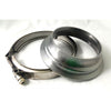 BUNDLE * CNC T6 S400 / K31 Exhaust Outlet Flange to 4in Pipe w/ Clamp