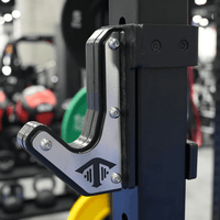 TGrip Commercial 4' Low Profile Wall Mount Rig - 3x3 Steel - Functional Multi-Grip Pull-Up - Sandwich Style J-Hooks