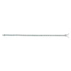 14K White Gold 4.0 Cttw Alternating White and Blue Lab Grown Diamond Tennis Bracelet - 7" inches