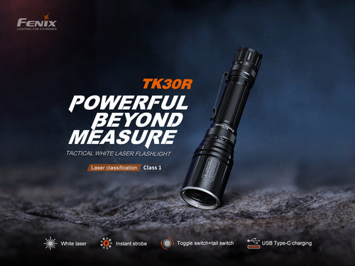 Fenix TK30R Tactical White Laser Rechargeable Flashlight Fenix Store