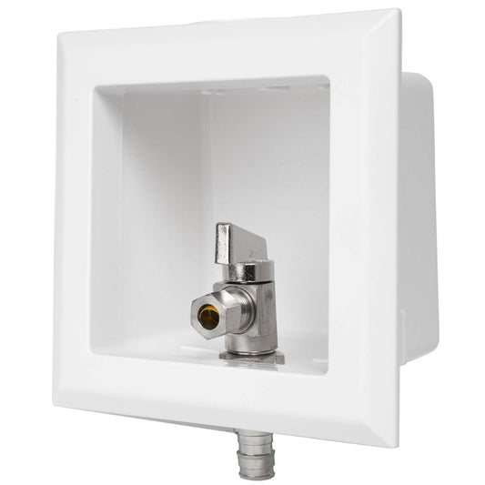 1/2" PEX Expansion (F1960) Inlet, Toilet Outlet Box, 3/8" OD Compression Outlet Plumbingsell