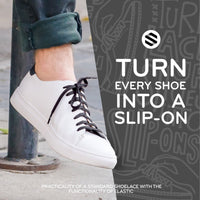 Grey Flat Elastic Stretch Shoe Laces The Original Stretchlace