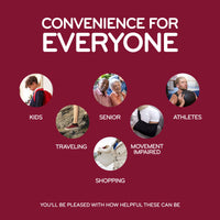 Dark Red Round Elastic Stretch Shoe Laces