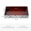 Moroccan Bone Inlay Vanity Decorative Bathroom Tray 10x6