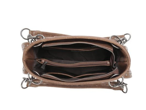 Western Elegance Tooled Leather Purse