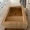HANDCRAFTED CUSTOM TRAVERTINE SINK - 3 (TR-075)