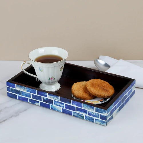 Decorative Tray Bone Inlay Parlour Bond Collection, 10x6 inch