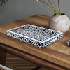 Decorative Tray 17"x11" 12"x12" Shiraz Ottoman Coffee Table