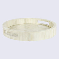 Decorative Tray Athens Acropolis Collection Bone Inlay – 12" x 12"