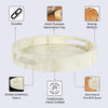 Decorative Tray Athens Acropolis Collection Bone Inlay – 12" x 12"
