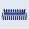 Riviera Elance Blue White Decorative Vanity Tray 12x8