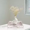Decorative Tray Discovery Jewel Grande Pattern Mother of Pearl, White, 11" x 17" & 12" x 12"
