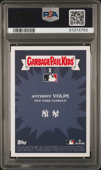 Graded 2023 Topps Garbage Pail Kids Anthony Volpe #23B Big Apple Volpe Rookie RC Baseball Card PSA 10 Gem Mint