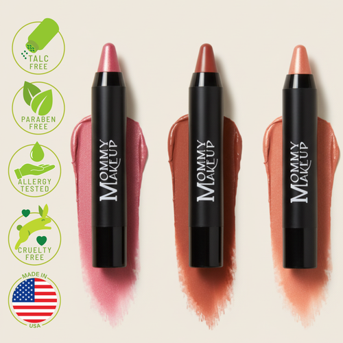 Triple Sticks Lipstick, Cream Blush, and Treatment in Tess