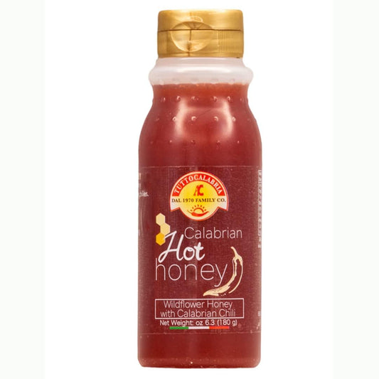 TuttoCalabria Hot Honey with Calabrian Chili Peppers – 6.3 oz (180 g)