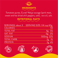 TuttoCalabria Calabrian ‘Nduja Sauce – 6.3 oz