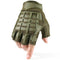 Green / Half-finger / S (16cm-18cm)