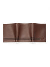 SleekCut Tri-Fold Wallet - Brown