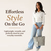 Floral Tote W/Crossbody