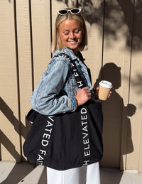 The Large Everyday Black Tote