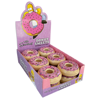 Boston America - The Simpsons Donut Sweets - Strawberry Donut Candy (1.5oz) 12ct