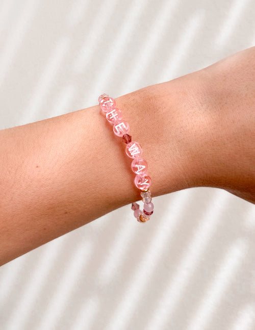 The Way Letter Bracelet