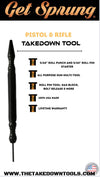 The Takedown Tool 2 Pack- AR-TT & The Takedown Tool of your choice in a USA Pouch