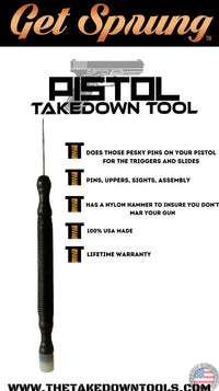 The Takedown Tool 2 Pack- AR-TT & The Takedown Tool of your choice in a USA Pouch