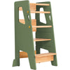 Adjustable Toddler Kitchen Tower with Safety Bars