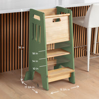 Standing Toddler Tower with Sliding Safety Door