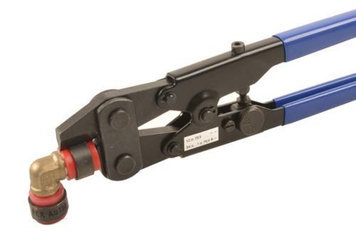 PEX Crimping Tool Kit, 3/8" , 1/2" , 5/8" and 3/4" with the Ring Removal Tool (Decrimper) & Gauge Meets F1807 Standards Plumbingsell