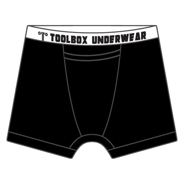 American Duke Apparel Company Toolbox Underwear - The Classic Solid Briefs - Black