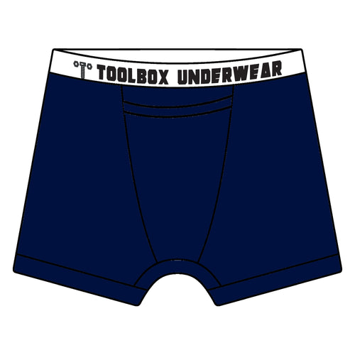 American Duke Apparel Company Toolbox Underwear - The Classic Solid Briefs - Navy